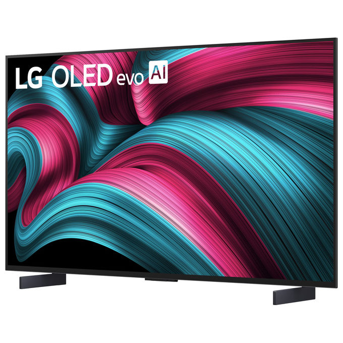 LG Tv Oled Evo Ai OLED48C55LA 48 Pollici 4K Ultra Hd Smart Tv Wi-Fi Nero