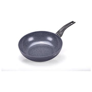 Moneta, Wok Minerva Finegres, 28cm, Rivestimento Naturale, Per Induzione, Made in Italy