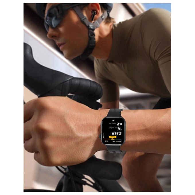 Honor, InfoWear Watch 2i, Display 4.7 cm, AMOLED, Touch Screen, Nero