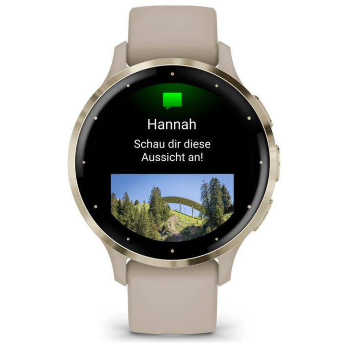Garmin Venu 3S, Smartwatch, 41 mm, AMOLED, GPS, Oro, Grigio