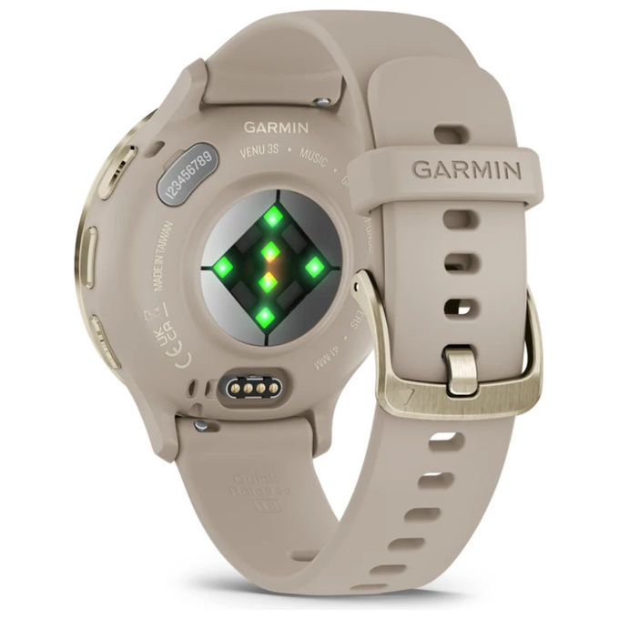 Garmin Venu 3S, Smartwatch, 41 mm, AMOLED, GPS, Oro, Grigio