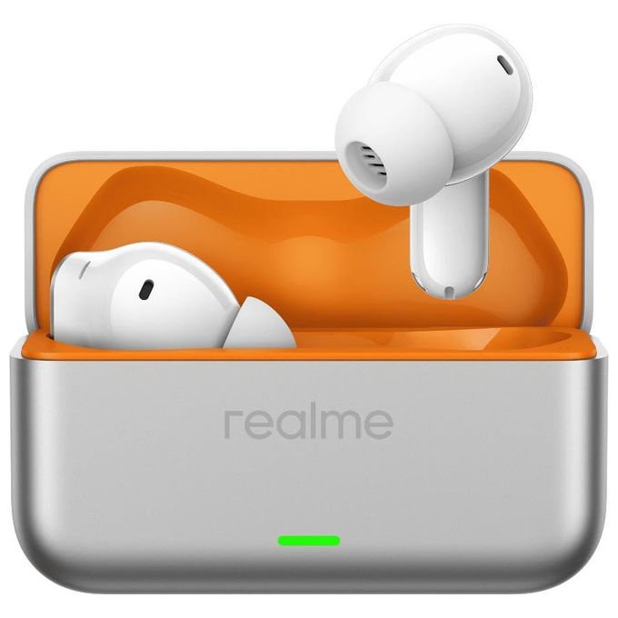 Realme, Auricolari TWS, Bluetooth, T500 Pro, Cancellazione Rumore, IP55, Orange Mint
