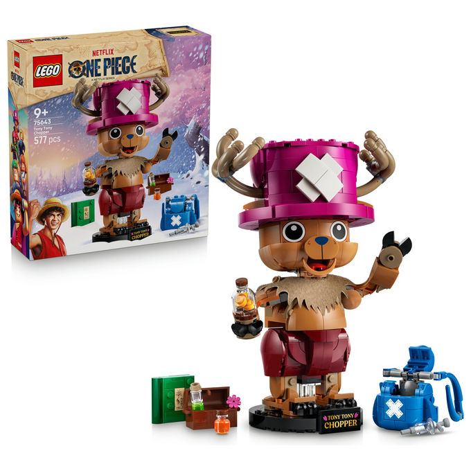 Lego 75643 ONE PIECE Set da costruzione Action Figure TonyTony Chopper 577 pezzi colore Multicolore