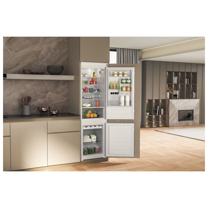 Whirlpool Frigorifero combinato da incasso WHC18D011B1 268 L Classe E Bianco