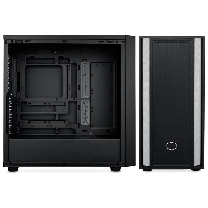Cooler Master, MasterBox 600 Lite, Midi - Tower E - ATX, Nero, Vetro Temperato - Yeppon