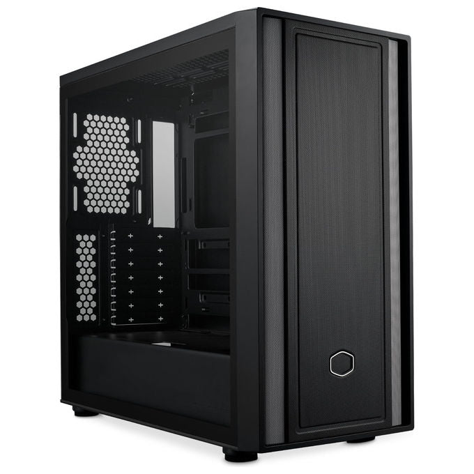 Cooler Master, MasterBox 600 Lite, Midi - Tower E - ATX, Nero, Vetro Temperato - Yeppon