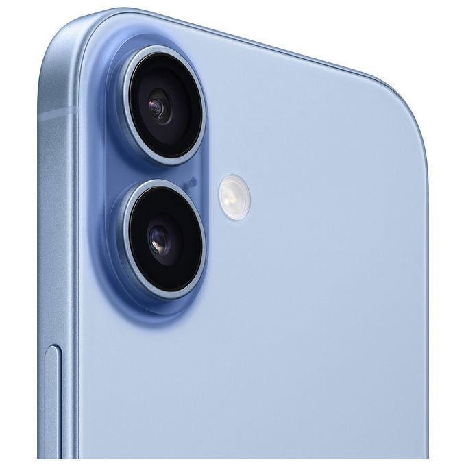 Apple MG6T4QN-A iPhone 17 Smartphone 512GB Display 6.3'' OLED ProMotion 120Hz Chip A19 Doppia Fotocamera 48MP 5G Wi-Fi 7 IP68 colore Azzurro Nebbia