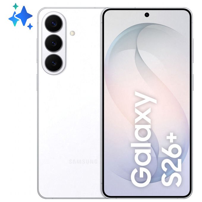 Samsung, Galaxy S26+ Smartphone AI, 512GB, Bianco