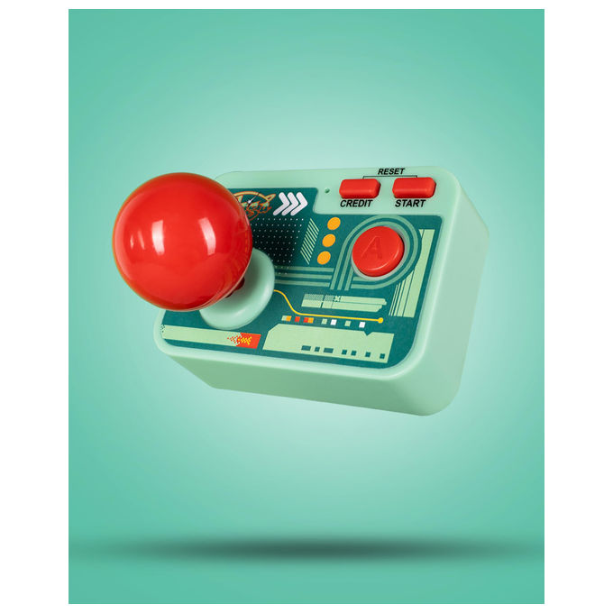 Fizz Creations, Galaga Plug and Play, Gioco TV con HDMI, Joystick Wireless