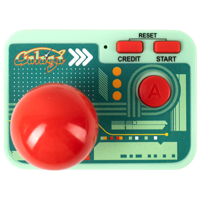 Fizz Creations, Galaga Plug and Play, Gioco TV con HDMI, Joystick Wireless