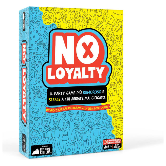 Asmodee, No Loyalty, Gioco da Tavolo, Party Game, 4+ Giocatori, 7+ Anni, Edizione Italiana