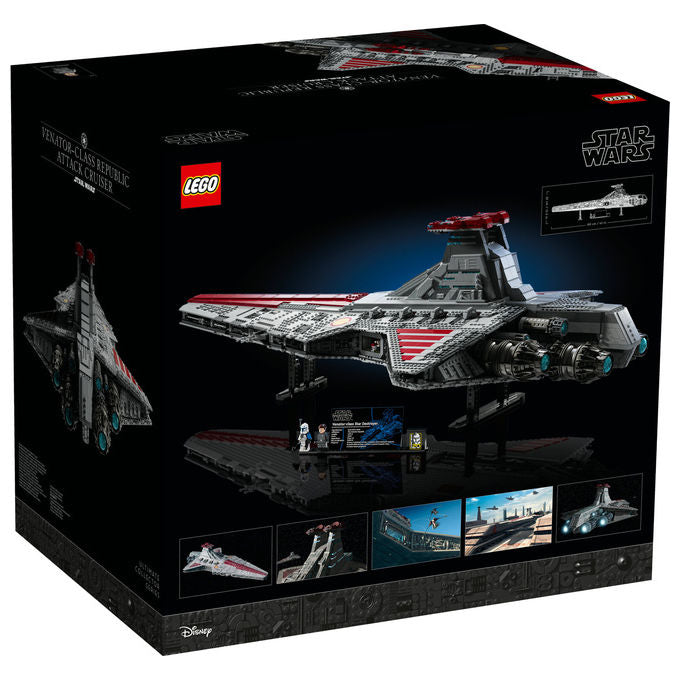 Lego, Star Wars Incrociatore d'attacco della Repubblica classe Venator 75367, Set da costruzione