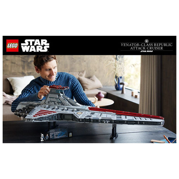 Lego, Star Wars Incrociatore d'attacco della Repubblica classe Venator 75367, Set da costruzione
