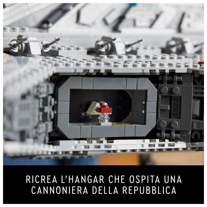 Lego, Star Wars Incrociatore d'attacco della Repubblica classe Venator 75367, Set da costruzione