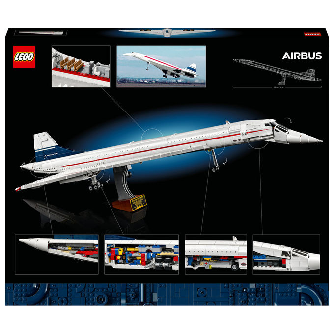 LEGO, Concorde ICONS, Set da Costruzione, 2083 Pezzi