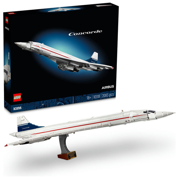LEGO, Concorde ICONS, Set da Costruzione, 2083 Pezzi