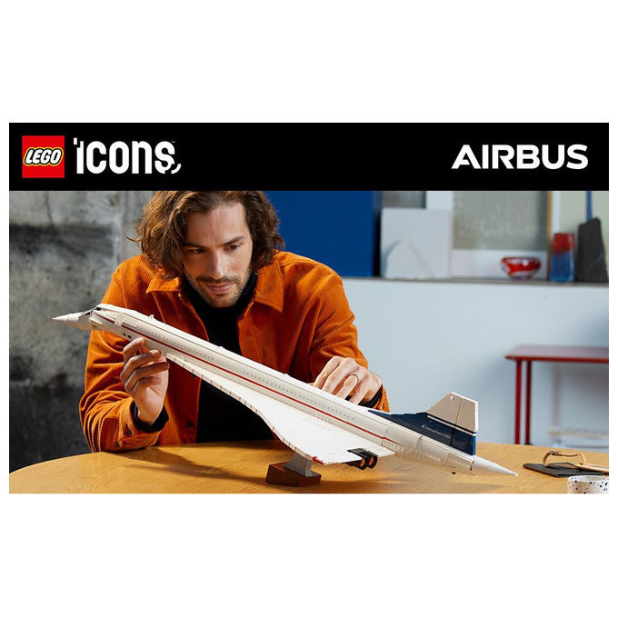 LEGO, Concorde ICONS, Set da Costruzione, 2083 Pezzi
