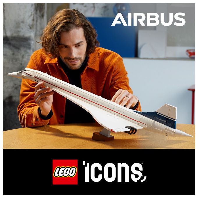 LEGO, Concorde ICONS, Set da Costruzione, 2083 Pezzi