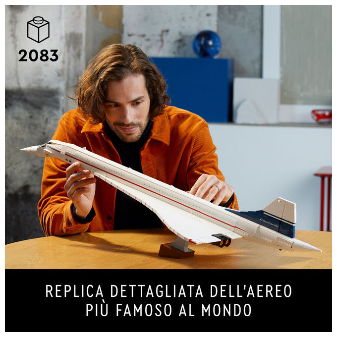 LEGO, Concorde ICONS, Set da Costruzione, 2083 Pezzi