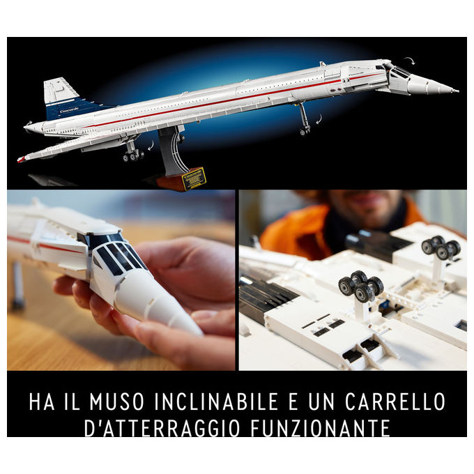 LEGO, Concorde ICONS, Set da Costruzione, 2083 Pezzi