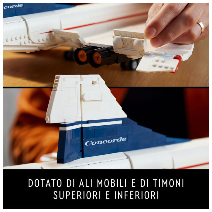 LEGO, Concorde ICONS, Set da Costruzione, 2083 Pezzi