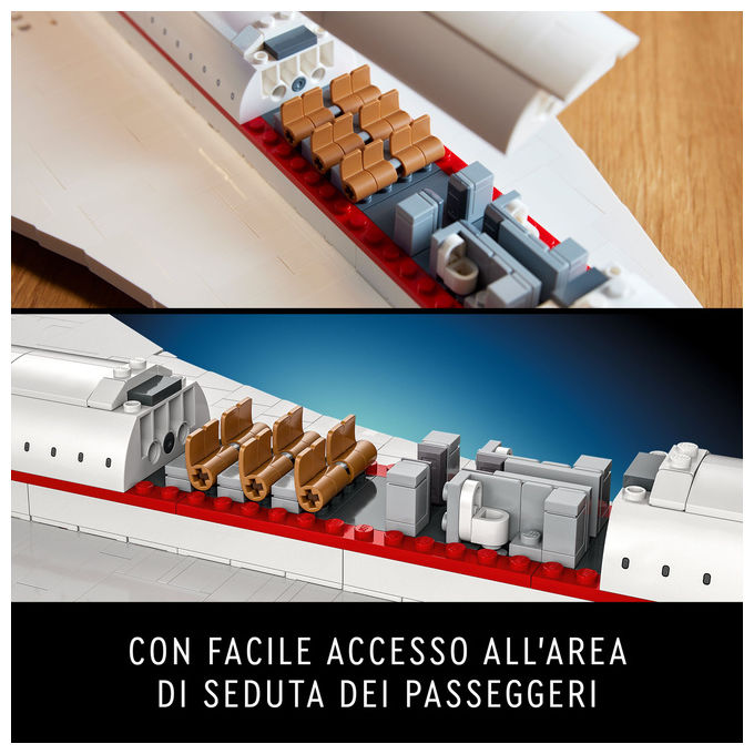 LEGO, Concorde ICONS, Set da Costruzione, 2083 Pezzi