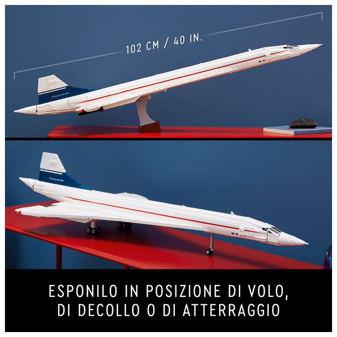 LEGO, Concorde ICONS, Set da Costruzione, 2083 Pezzi