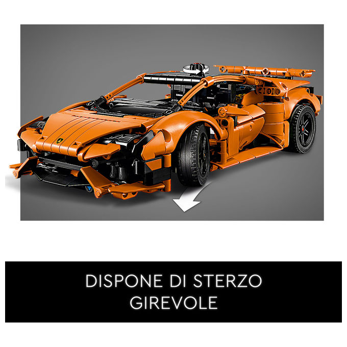 Lego, Lamborghini Huracán Tecnica Arancione, Set costruzioni, 806 pezzi