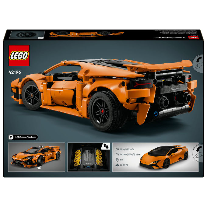 Lego, Lamborghini Huracán Tecnica Arancione, Set costruzioni, 806 pezzi