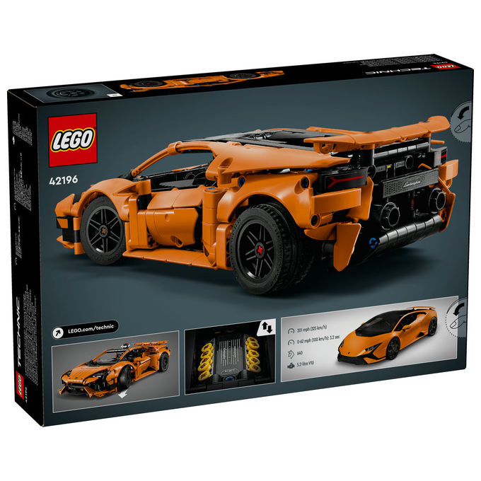 Lego, Lamborghini Huracán Tecnica Arancione, Set costruzioni, 806 pezzi