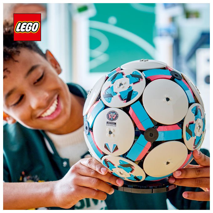 Lego, Pallone da Calcio, Set da Costruzione, Multicolore, 1498 Pezzi