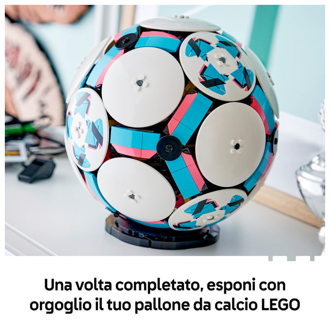 Lego, Pallone da Calcio, Set da Costruzione, Multicolore, 1498 Pezzi