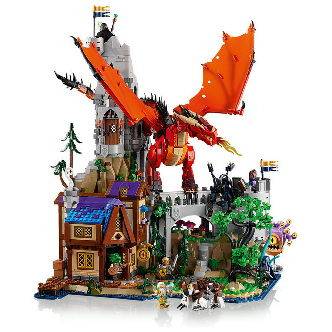 Lego Ideas, Dungeons and Dragons: Il Racconto del Drago Rosso, Set da Costruzione, 3745 Pezzi