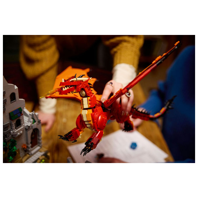 Lego Ideas, Dungeons and Dragons: Il Racconto del Drago Rosso, Set da Costruzione, 3745 Pezzi