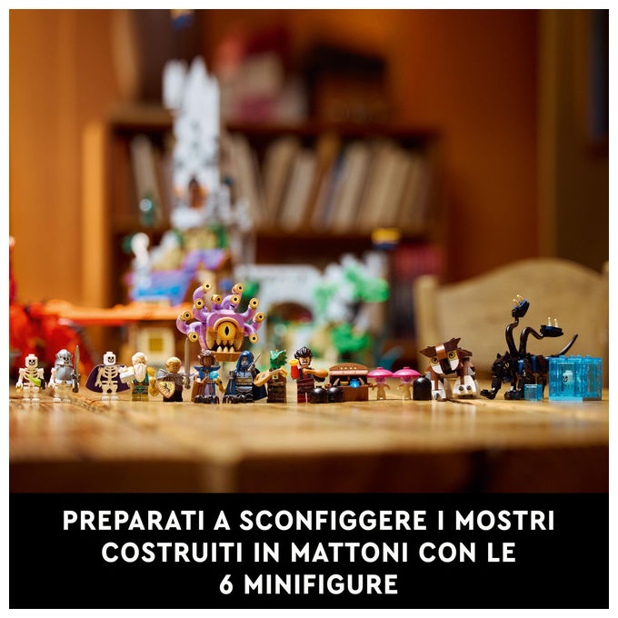 Lego Ideas, Dungeons and Dragons: Il Racconto del Drago Rosso, Set da Costruzione, 3745 Pezzi
