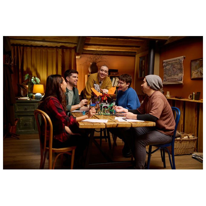 Lego Ideas, Dungeons and Dragons: Il Racconto del Drago Rosso, Set da Costruzione, 3745 Pezzi