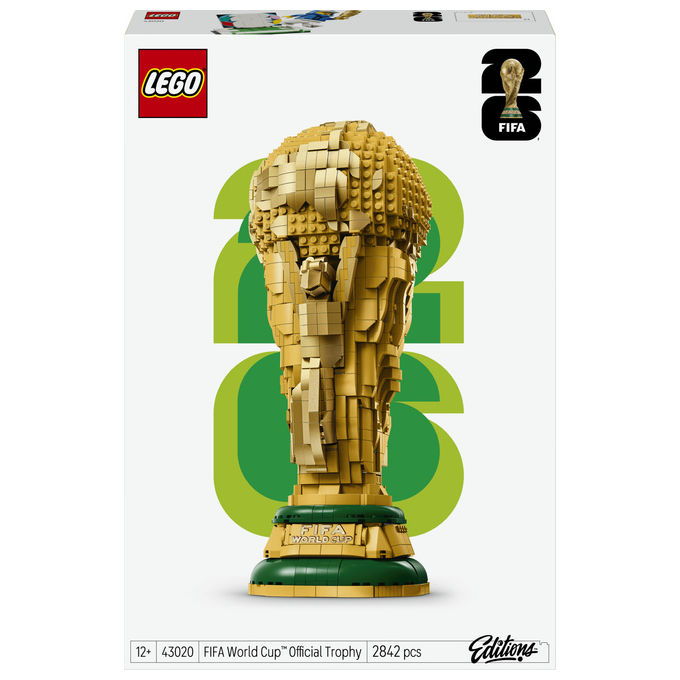 Lego, Trofeo Ufficiale Coppa del Mondo FIFA 43020, Set da Costruzione, 2842 Pezzi