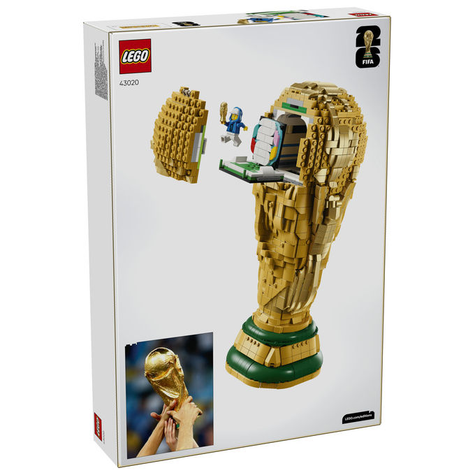 Lego, Trofeo Ufficiale Coppa del Mondo FIFA 43020, Set da Costruzione, 2842 Pezzi