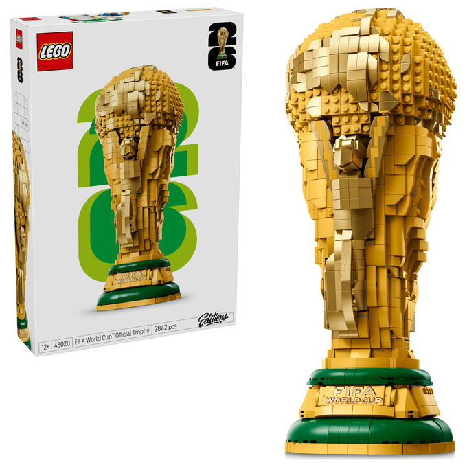 Lego, Trofeo Ufficiale Coppa del Mondo FIFA 43020, Set da Costruzione, 2842 Pezzi