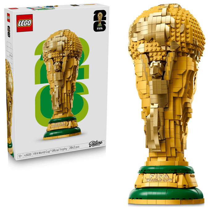 Lego, Trofeo Ufficiale Coppa del Mondo FIFA 43020, Set da Costruzione, 2842 Pezzi
