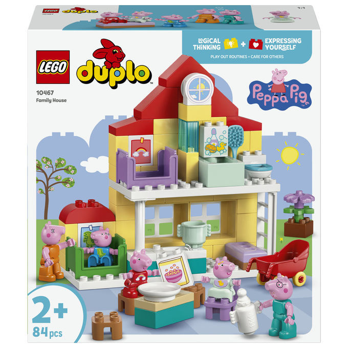 Lego, Duplo Villetta familiare, Playset con 84 Pezzi