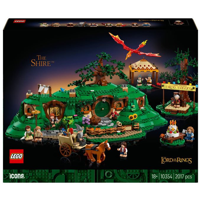 Lego Icons, Il Signore degli Anelli: La Contea, Set da costruzione, 2017 Pezzi