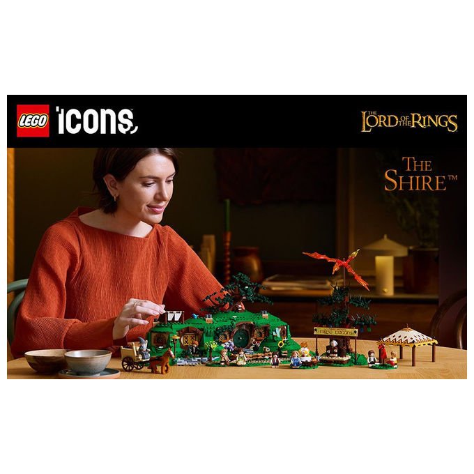 Lego Icons, Il Signore degli Anelli: La Contea, Set da costruzione, 2017 Pezzi