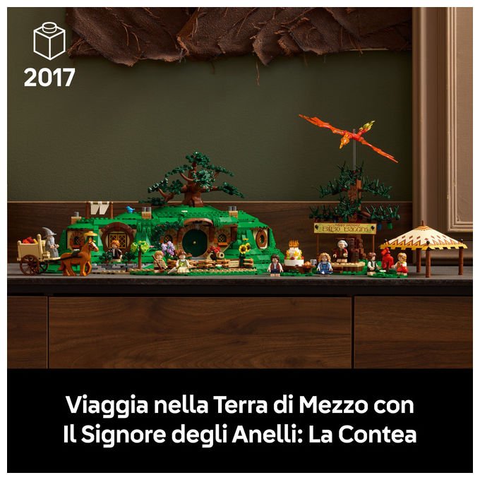 Lego Icons, Il Signore degli Anelli: La Contea, Set da costruzione, 2017 Pezzi