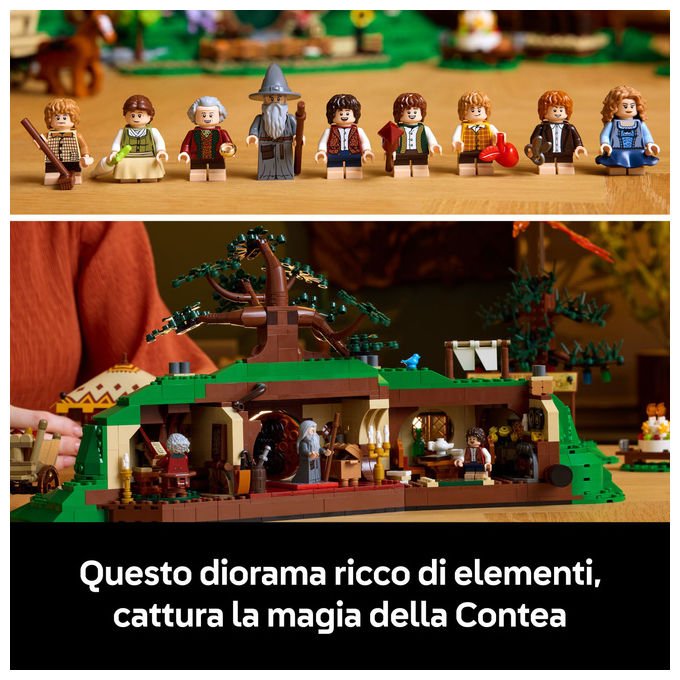 Lego Icons, Il Signore degli Anelli: La Contea, Set da costruzione, 2017 Pezzi