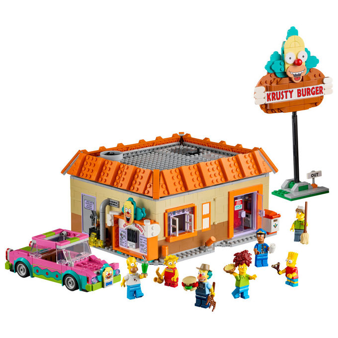 Lego, Krusty Burger The Simpsons, Icons, Set da Costruzione, 1635 Pezzi