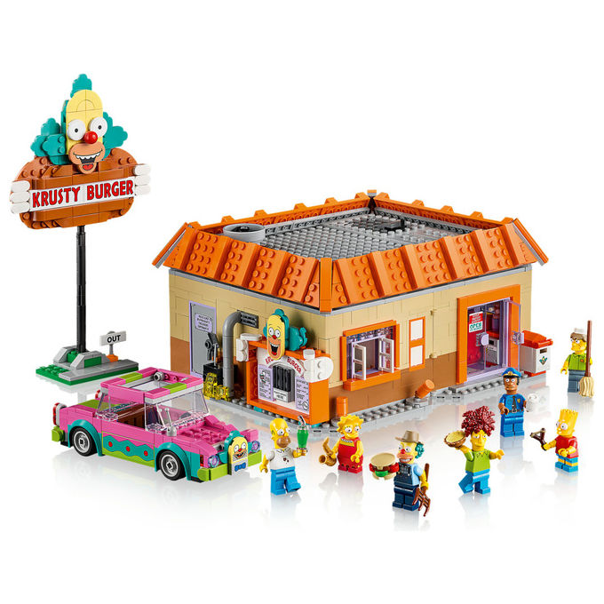 Lego, Krusty Burger The Simpsons, Icons, Set da Costruzione, 1635 Pezzi