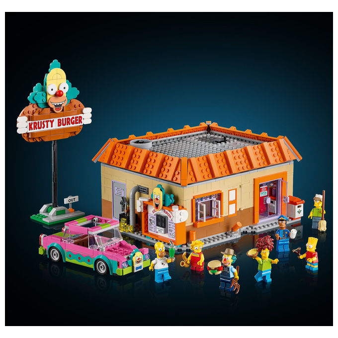 Lego, Krusty Burger The Simpsons, Icons, Set da Costruzione, 1635 Pezzi