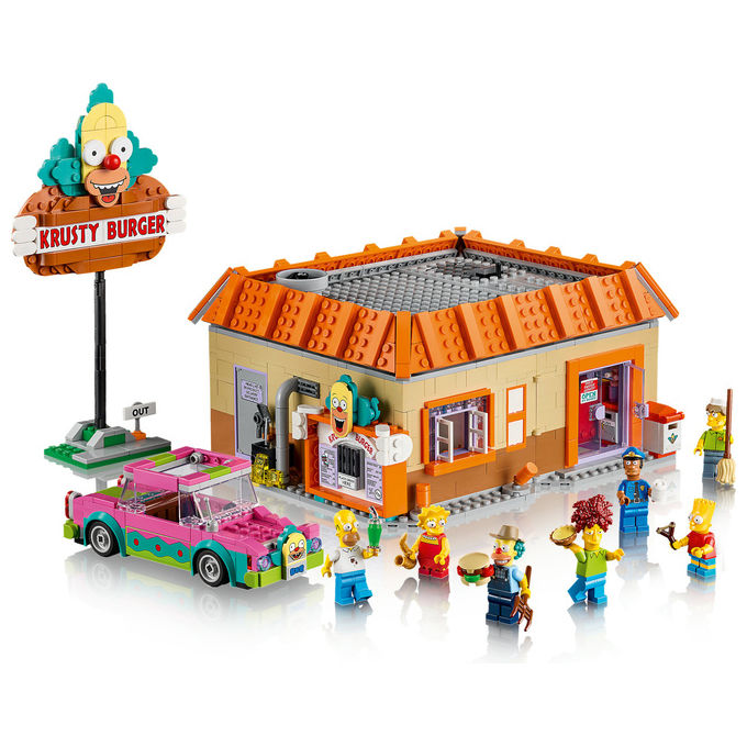 Lego, Krusty Burger The Simpsons, Icons, Set da Costruzione, 1635 Pezzi