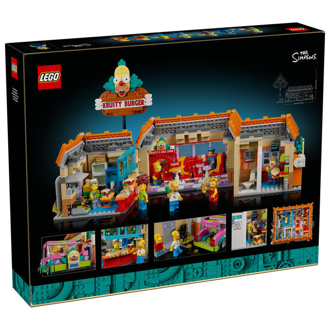 Lego, Krusty Burger The Simpsons, Icons, Set da Costruzione, 1635 Pezzi